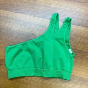 🆕Camila Coelhp NWOT Belmira One Shoulder Bra in Grass Green